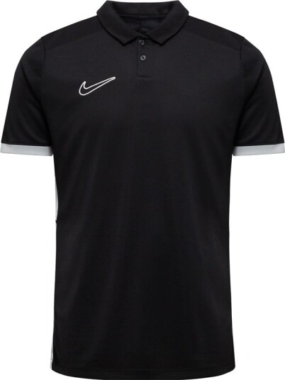Nike Polo Dri FIT Academy 25   Svart/Grå/Hvit Barn størrelse S: 128 137 cm