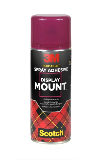 3M Display Mount Permanent Adhesive Spray CFC Free 400ml 7000116738
