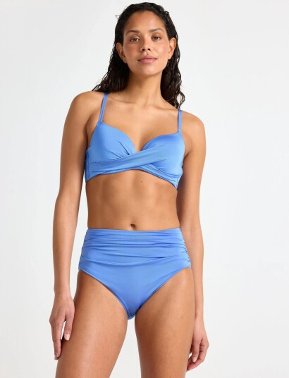 Lindex Swim Brief Sara Bikini Shaping Blue L