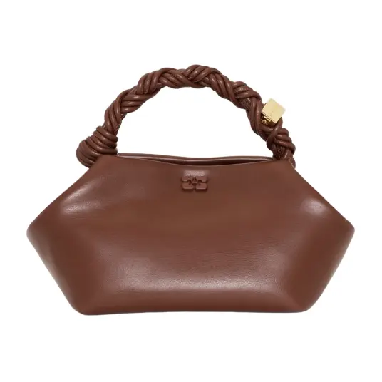 Ganni Dame Vesker Brun ONE SIZE,