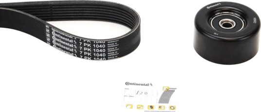 Kileremsett CONTITECH 7PK1040K1 Kileremsett CONTITECH 7PK1040K1