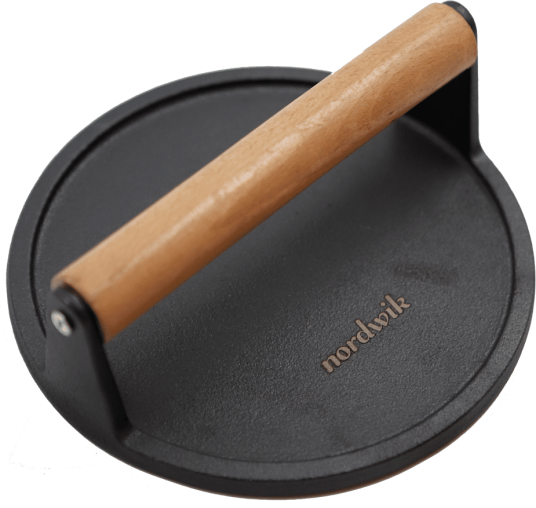 Nordwik Smash Burger Hamburgerpresse 18 cm Støpejern Nordwik Smash Burger Hamburgerpresse 18 cm Støpejern