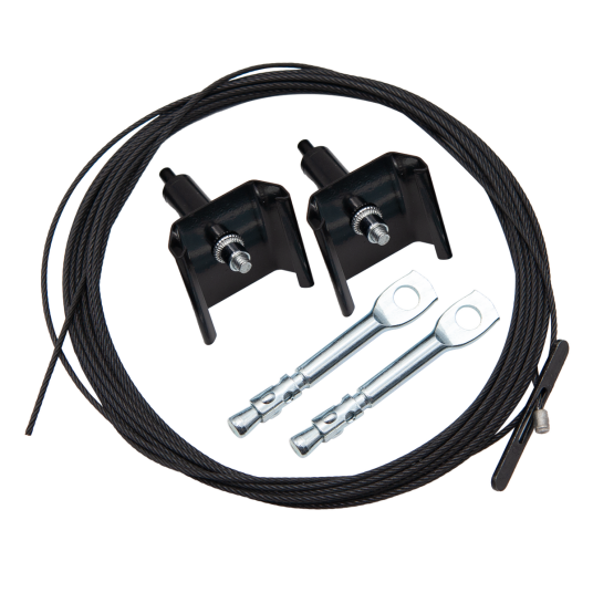 Wirekit 4m complete w/snap on for Global Pro/Pulse 10pk BK