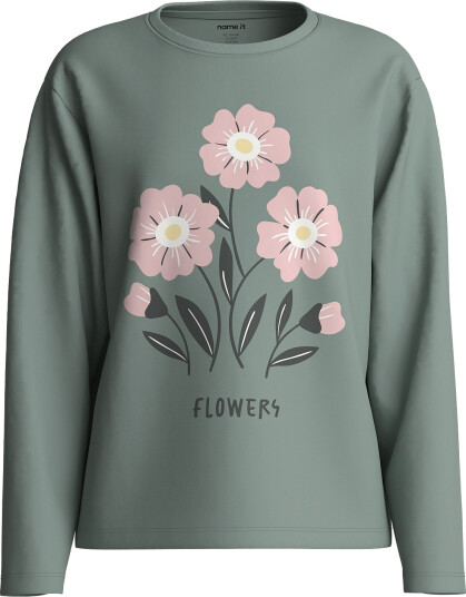 Name It Nkfvelda Ls Nreg Top Green 122 128