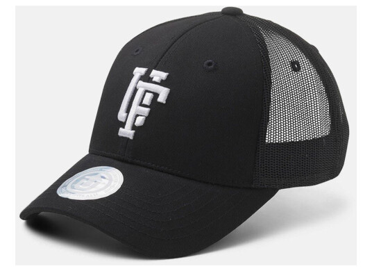 Upfront Spinback Trucker Black/White Onesize Capser
