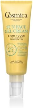 Cosmica Sun Gelkrem SPF25 50ml - Parfymefri Ansiktssolkremsbeskyttelse
