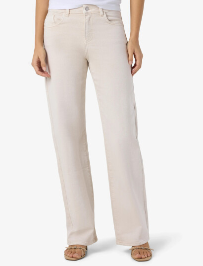NOISY MAY Nmyolanda Mw Straight Jeans Colored Noos White 29 x 30