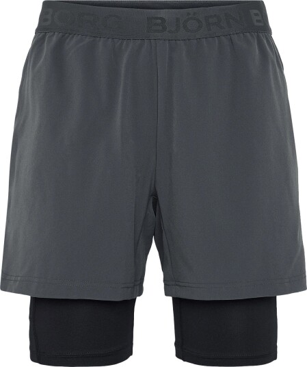 Björn Borg Borg 2 In 1 Shorts ASPHALT XXL