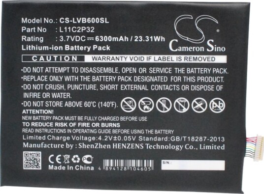 Batteri til Lenovo A7600 etc