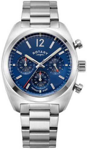 Rotary Herreklokke GB05485/05 Avenger Blå/Stål Ø40 mm