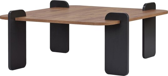 Coffee Table Nordure Furu Svart -