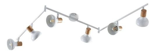 Lindby Takspot Fridolin med 6 lyskilder, i hvitt Lindby Takspot Fridolin med 6 lyskilder, i hvitt