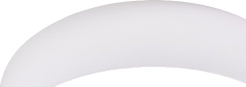 Taklampe Orno Ovo Plafon 2Xe27 Med Mikrobølgesensor For Bevegelse 2X24w Hvit Stål Matt Glasskål Ip20 Ø 300