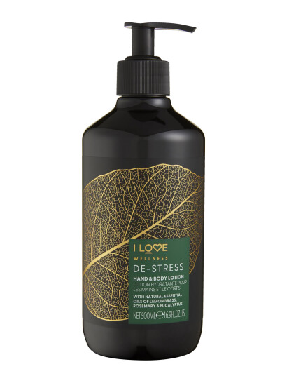 I LOVE I Love Wellness Hand & Body Lotion Destress Ecualyptus & Cedarwood 500Ml - Nude - 500 ml