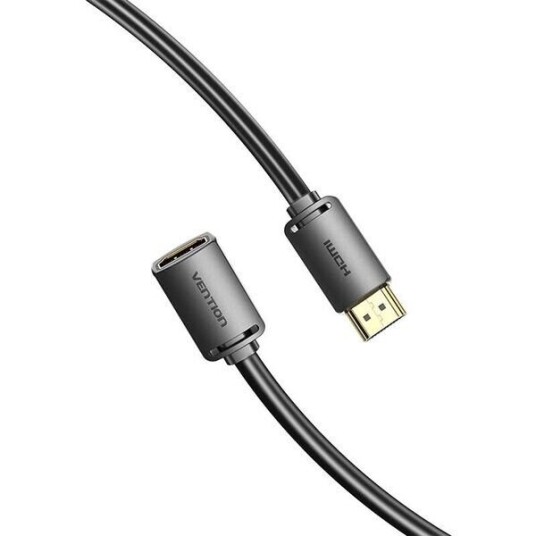 Vention HDMI 2.0 Hann Til HDMI 2.0 Hunn forlengelseskabel Vention Ahcbd 0,5 M 4K 60 Hz (svart) Vention HDMI 2.0 Hann Til HDMI 2.0 Hunn forlengelseskabel Vention Ahcbd 0,5 M 4K 60 Hz (svart)