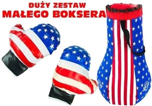 Lean Toys Bokse Sett Med Hansker 40 Cm