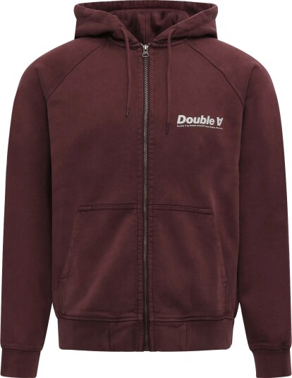 WOOD WOOD Wwsven Zipper Hoodie 25317   DECADENT CHOCOLATE   M