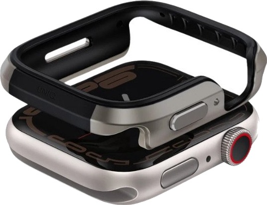UNIQ Valencia Deksel til Apple Watch Series 6 46mm Sølv/Titan