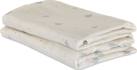 Nuuroo Josefine Bamboo Muslin Cloth 2-Pack - Beige - ONE SIZE Nuuroo Josefine Bamboo Muslin Cloth 2-Pack - Beige - ONE SIZE