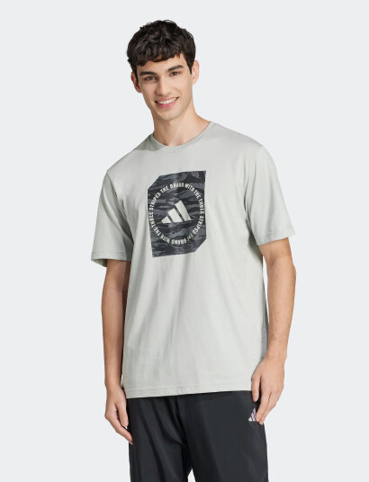 adidas Sportswear M C Camo Box T - Green - XL