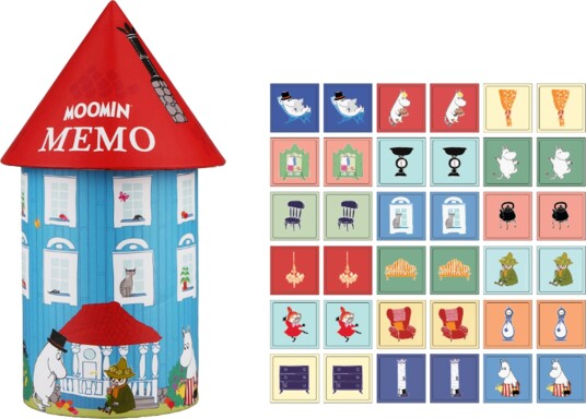 Mummi Mummihuset Memo Spill - Blå Kartong Mummi Mummihuset Memo Spill - Blå Kartong