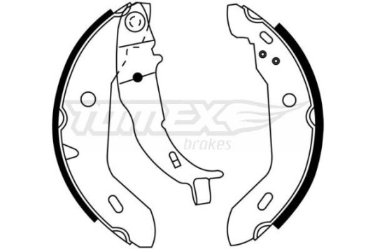 Bremsesko sett TOMEX Brakes TX 21 16 Bremsesko sett TOMEX Brakes TX 21 16