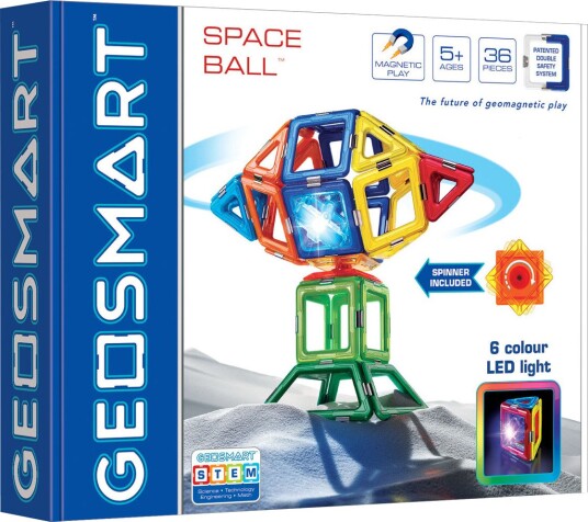 GeoSmart Space Ball Magnetisk Byggesett 36 Deler 5+ År