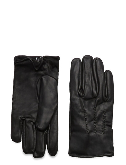 Lindbergh Leather Gloves - Black - XL