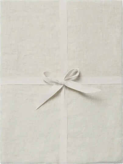 Garbo&Friends Linen Linen Fitted Sheet Double 160X200X30 Cream 180X200X30CM Garbo&Friends Linen Linen Fitted Sheet Double 160X200X30 Cream 180X200X30CM