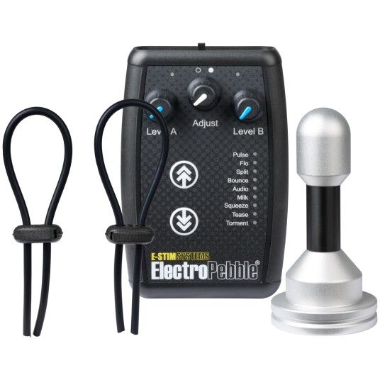 E-Stim ElectroPebble XPF Power Box sett - Svart