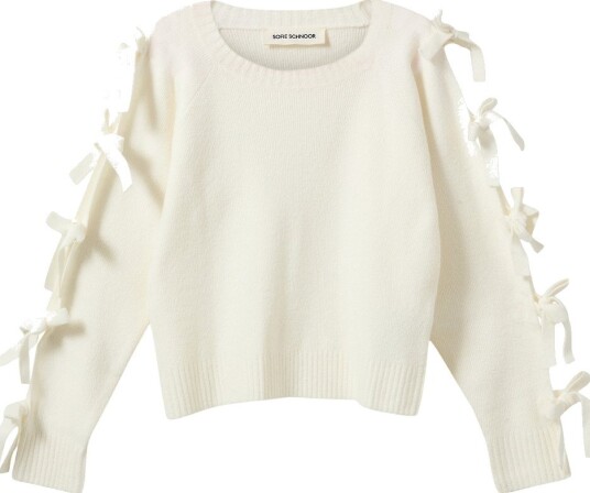 Sofie Schnoor Genser m. Buer PermeliSY Off White Sofie Schnoor 10 år (140) Genser Hvit