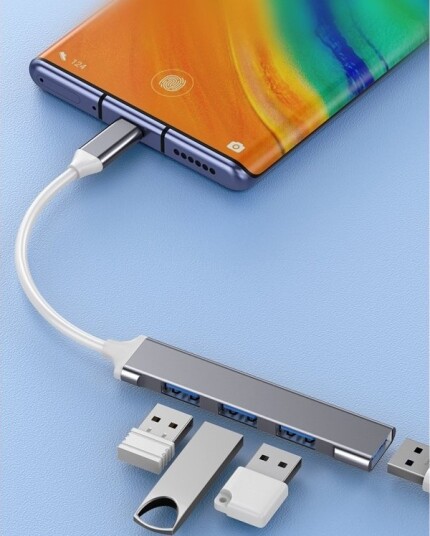 Usb-Adapter - Vakoss Tc-4125X 1Xusb 3.0, 3Xusb 2.0