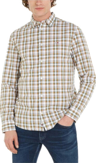 Tommy Hilfiger Herre Skjorter Flerfarget S,