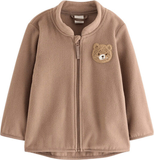 Lindex Jacket In Microfleece Brown 104 Lindex Jacket In Microfleece Brown 104