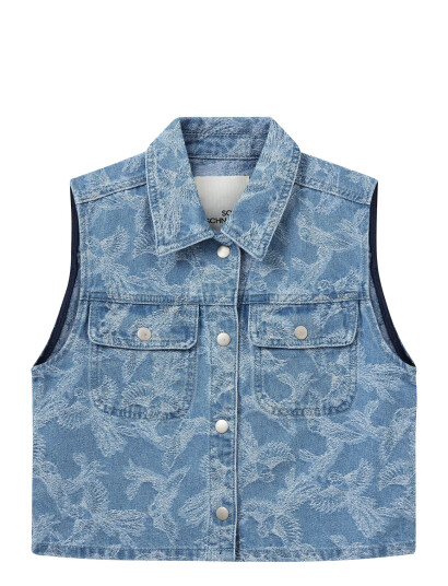 Sofie Schnoor Young Carolesy Vest Blue 164 Sofie Schnoor Young Carolesy Vest Blue 164