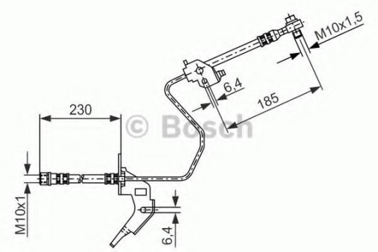 Bremseslange BOSCH 1 987 476 199
