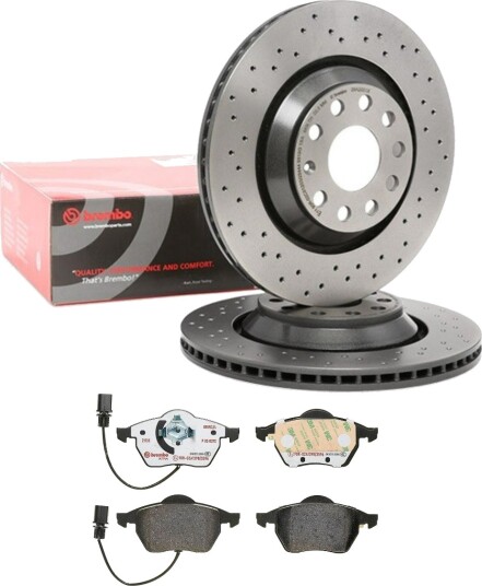 BREMBO BRB3405N0109 Bremseskiver og -klosser