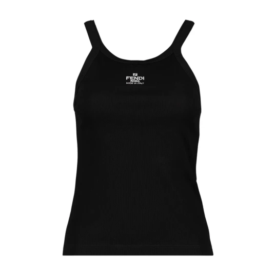 Fendi, Dame, Topper, Svart, XS,