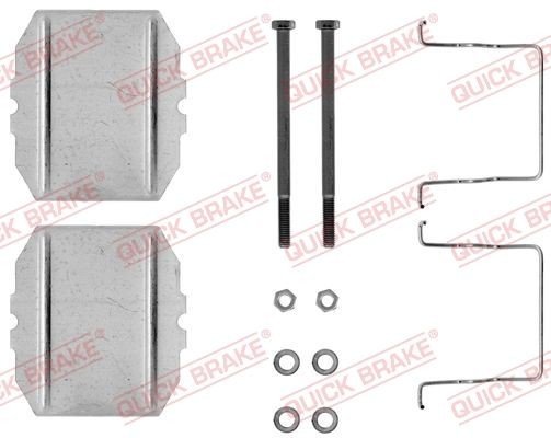 Tilbehørsett, skivebremse belegg QUICK BRAKE 109-1053