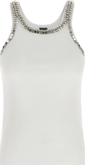 Pinko Dame Topper Hvit M,