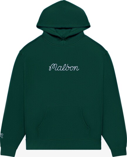 Malbon Fesque Hoodie Grønn Golfgenser herre Forest Small