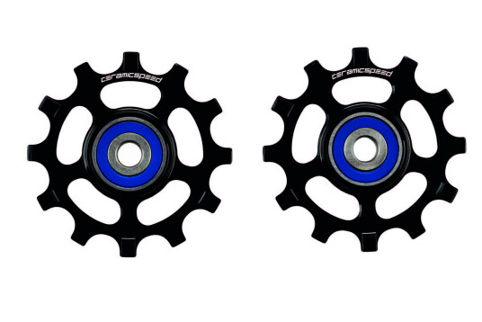 CeramicSpeed Keramiske Trinsehjul Sort Shimano 11 speed Narrow Wide