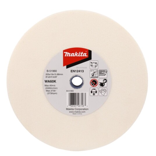 Makita B 51960 Slipeskive 205x19x15.8mm Makita B 51960 Slipeskive 205x19x15.8mm