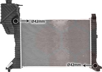 VAN WEZEL 30002181 Radiator motorkjøling
