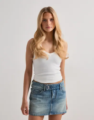 Levi's - Blå - Superlow Mini Skirt
