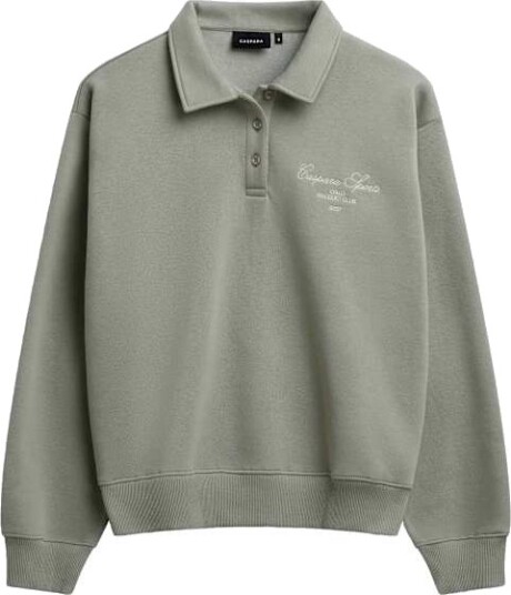 Caspara Racquet Club Rugby Shirt Dame Dark Olive W White L