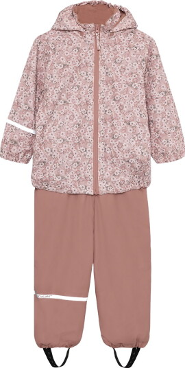 CeLaVi Rainwear Set   Aop W. Fleece   Pink   80