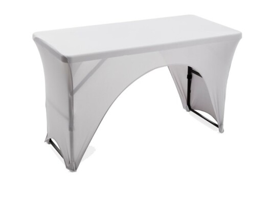 Stretchduk Spandex Small 122 cm Silvergrå