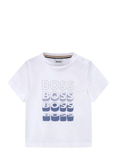 BOSS Short Sleeves Tee Shirt White 68