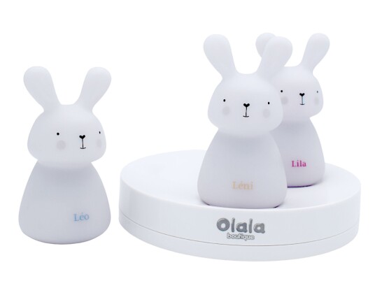 Olala Boutique 3 Led Sengebordslampe/Projektorsett „Olala“ – Kanin, Enkel Vei